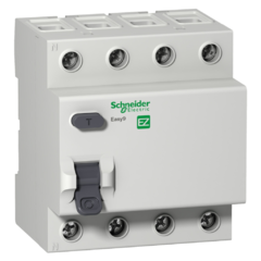 Disyuntor 4 Polos 4,5ka Tipo AC 30mA Schneider Easy9