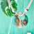 Collar Aloha Playa 50 - Cristálida Joyas y accesorios en vidrio y cuero
