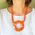 Orange Anana Necklace - buy online