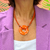 Orange Capri necklace - buy online