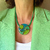 Collar Dafne Verde 177 - comprar online