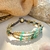 Pulsera Triple Aqua