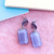 Lilac Funky Earrings