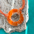 Collar Anana Naranja - Cristálida Joyas y accesorios en vidrio y cuero