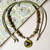 Marsella Necklace - Cristálida Joyas y accesorios en vidrio y cuero