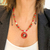 Collar Marsella Rojo 25 - comprar online