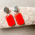 Red Funky Earrings - buy online