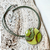 Collar Dafne Verde Oliva 119 - Cristálida Joyas y accesorios en vidrio y cuero