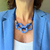 Blue Olivia Necklace - buy online