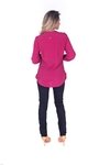 Camisa gestante manga longa CK rosa - comprar online
