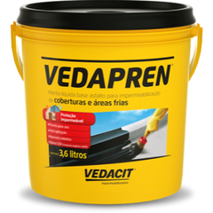 Vedaprem Preto 3,6 Litros - Vedacit