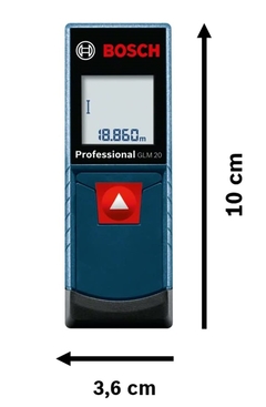 Medidor de Distância a Laser 20 Metros Professional - BOSCH-GLM-20 - comprar online