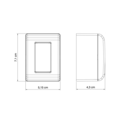 Caixa de Sobrepor com 1 Interruptor Simples 10 A 250 V - Tramontina - comprar online