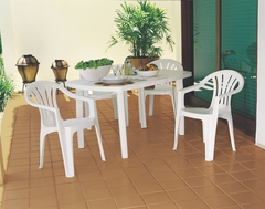 Mesa Plastica Retangular Camboriu BR - Tramontina - comprar online