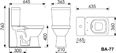 Vaso Sanitário com Caixa Acoplada Lirio - Fiori na internet