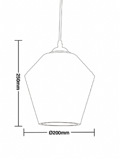 Pendente Metric Fumê - Taschibra na internet