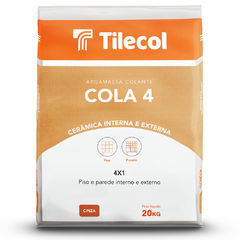 Argamassa Tilecol AC-2 Cola 4 Cinza 20 Kg