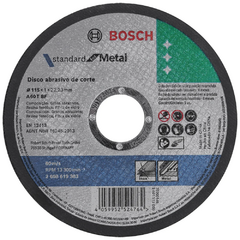 Disco de Corte Standard Reto para Inox 4.1/2"-7/8" Bosch