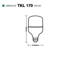 Lâmpada LED 30W/2700 Lúmens Luz Fria - Taschibra - comprar online