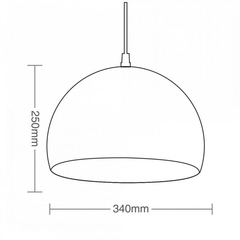 Pendente TD-800 Branco - Taschibra - comprar online