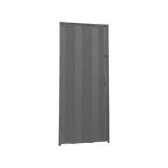 Porta Sanfonada 0.80x2.10 Cinza - Plasflex