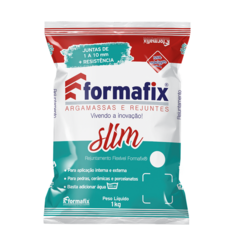 Rejunte Slim Cinza Platina 1 Kg - Formafix