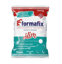 Rejunte Slim Cinza 1 Kg - Formafix