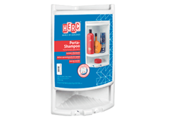 Porta Shampoo PVC 4010 Branco - Herc