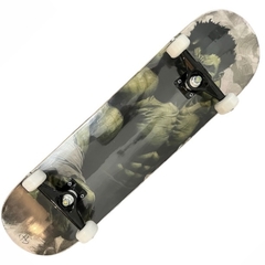 Skate Montado Wood Light Semi Profissional Iniciante Hulk