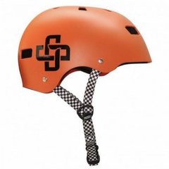 Capacete Niggli Iron Pro Laranja Fosco - Fita Quadriculada