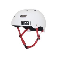 Capacete Niggli Iron Branco Pro Model Cristiano Mateus