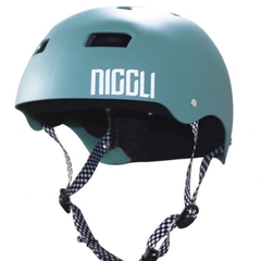 Capacete Niggli Iron Pro Fosco Verde Nautico - comprar online