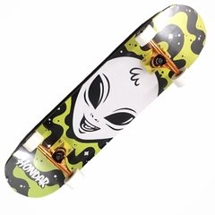 Skate Montado Hondar Semi Profissional - Iniciante Alien Yellow - da Batata Skate Shop