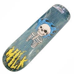 Shape Milk Skateboards Burning Skull