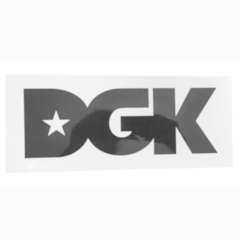 Adesivo DGK Logo Branco