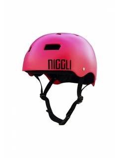 Capacete Niggli Iron Pro Promodel Fabiola da Silva - Magenta Fosco Fita Preta - comprar online