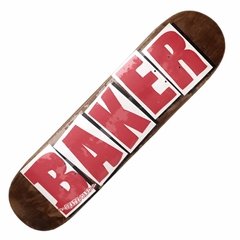 Shape Baker Brand Logo Wood with Red 8.0