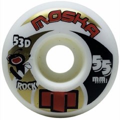 Roda Moska 55mm Branca - da Batata Skate Shop