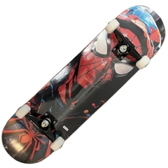 Skate Montado Wood Light Semi Profissional Iniciante Spider Man