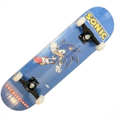 Skate Montado Wood Light Semi Profissional Iniciante Sonic