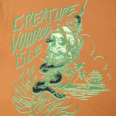 Camiseta Creature Voodoo Isle Marrom na internet