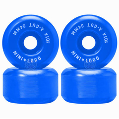 Roda Mini Logo 53mm A Cut 101a Azul