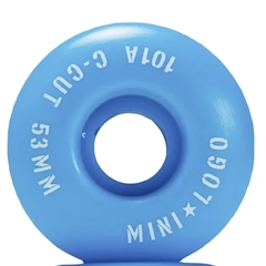 Roda Mini Logo 53mm C Cut 101a Azul
