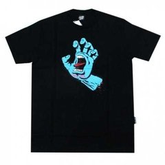 Camiseta Santa Cruz Screaming Hand Front - Preta
