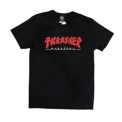 Camiseta Thrasher Magazine Godzila - Preta