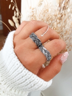 Anillos trenzados best sale