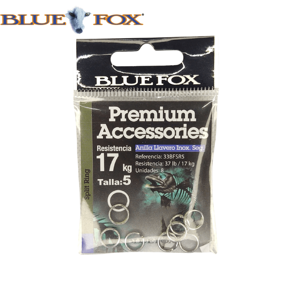 Anillas llavero de seguridad de acero inoxidable Blue Fox precios comprar Anillas  llavero de seguridad de acero inoxidable Blue Fox precio barato