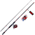 Combo Levels Rapala Rojo 7 Pies Carrete 4000 + Accesorios