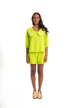 Camisa Lara Verde Lima - comprar online