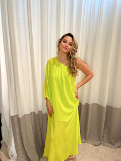 Vestido Manuh Verde Lima - Atelier de Vestidos | Estilista Tati Magalhães | Made in Rio